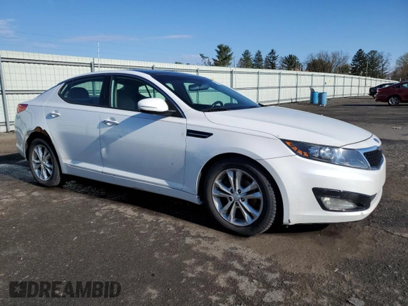 2012 Kia Optima EX with VIN 5XXGN4A7XCG083815, listed as a Copart auction lot 53355535 with 103,928 mi miles and Salvage Title. Bid and sale history available at carsss.com. Image 4.
