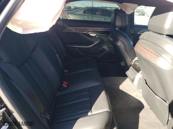 2019 Audi A8 L with VIN WAU8DAF83KN011684, listed as a Copart auction lot 85439424 with 33,651 mi miles and Salvage Title. Bid and sale history available at carsss.com. Image 10.