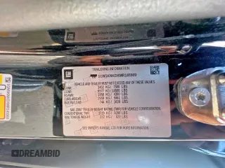 2021 Chevrolet Tahoe LT with VIN 1GNSKNKDXMR145569, listed as a Copart auction lot 65510335 with 174,164 mi miles and Clean title. Bid and sale history available at DreamBid. Image 10.