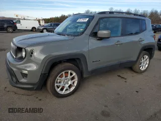 2021 Jeep Renegade Latitude with VIN ZACNJDBB6MPM76100, listed as a Copart auction lot 80125404 with 19,264 mi miles and Salvage title. Bid and sale history available at DreamBid. Image 1.