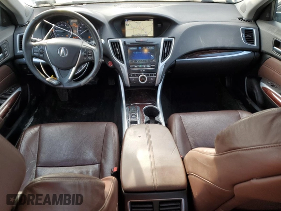 2015 Acura TLX V6 Advance with VIN 19UUB3F71FA001406, listed as a Copart auction lot 84092344 with 133,659 mi miles and Salvage Title. Bid and sale history available at carsss.com. Image 8.