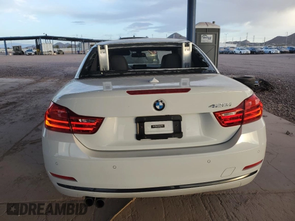 2016 BMW 4 Series 428i with VIN WBA3V7C50G5A27923, listed as a Copart auction lot 88734305 with 57,889 mi miles and Salvage title. Bid and sale history available at DreamBid. Image 6.