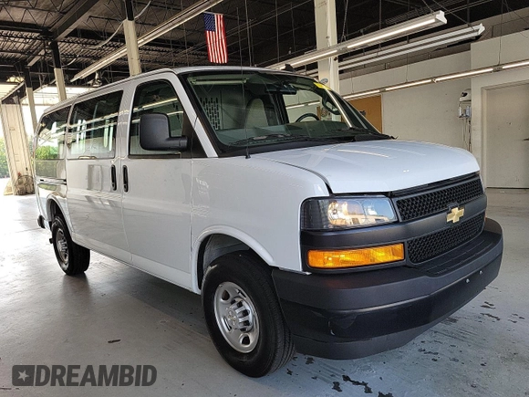 2022 Chevrolet Express Cargo z VIN 1GCWGAFP0N1263543, wystawiony jako IAAI lot #42841729 z przebiegiem 20 019 mil mil oraz . Historia ofert i sprzedaży dostępna na DreamBid. Obrazek 20.