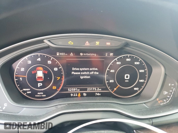 2019 Audi Q5 Premium Plus with VIN WA1BNAFY0K2066434, listed as a Copart auction lot 59843625 with 52,591 mi miles and Salvage title. Bid and sale history available at DreamBid. Image 9.