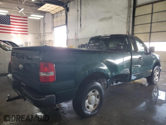 2007 Ford F-150 XL with VIN 1FTRF14VX7KB40654, listed as a Copart auction lot 89401715 with 156,196 mi miles and Clean title. Bid and sale history available at DreamBid. Image 3.