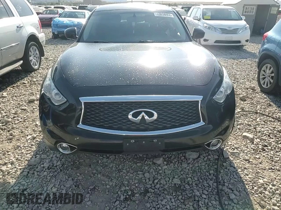 2017 Infiniti QX70 with VIN JN8CS1MW6HM415277, listed as a Copart auction lot 63038955 with 151,451 mi miles and Salvage title. Bid and sale history available at DreamBid. Image 13.
