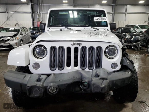 2015 Jeep Wrangler Sahara с VIN 1C4AJWBG5FL678426, выставлен на аукционе Copart как лот 44927095 с пробегом 105 966 миль миль и Списание • Salvage title. История ставок и продаж доступна на DreamBid. Изображение 5.