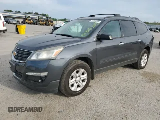 2014 Chevrolet Traverse LS z VIN 1GNKVFKDXEJ218128, wystawiony jako Copart lot #51318305 z przebiegiem 150 643 mil mil oraz Czysty tytuł • Clean title. Historia ofert i sprzedaży dostępna na DreamBid. Obrazek 1.