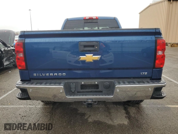 2015 Chevrolet Silverado 1500 LTZ with VIN 1GCVKSEC4FZ174074, listed as a Copart auction lot 81199614 with 72,619 mi miles and Salvage Title. Bid and sale history available at carsss.com. Image 6.