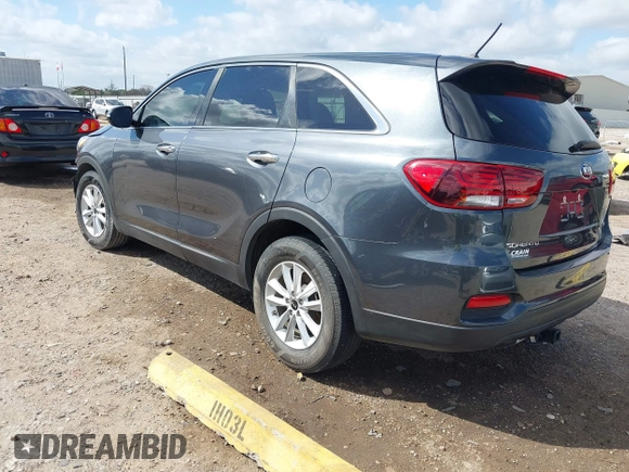 2020 Kia Sorento LX with VIN 5XYPG4A34LG658493, listed as a IAAI auction lot 41750311 with 78,091 mi miles. Bid and sale history available at carsss.com. Image 3.
