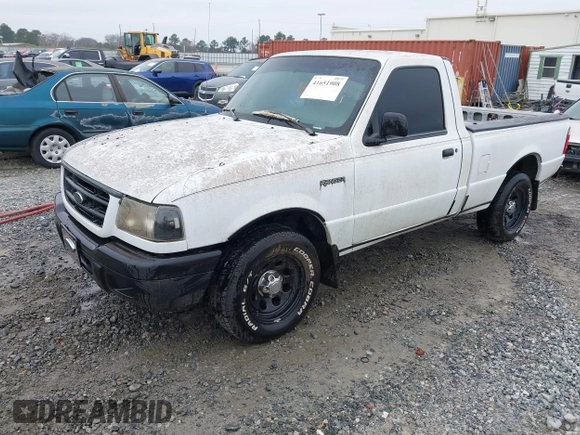2001 Ford Ranger XL with VIN 1FTYR10C11TA34182, listed as a IAAI auction lot 41651908 with 189,926 mi miles. Bid and sale history available at carsss.com. Image 2.