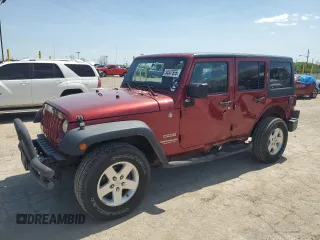 2012 Jeep Wrangler Unlimited Sport z VIN 1C4BJWDG7CL214633, wystawiony jako Copart lot #54547655 z przebiegiem 80 720 mil mil oraz Szkoda całkowita • Salvage title. Historia ofert i sprzedaży dostępna na DreamBid. Obrazek 1.