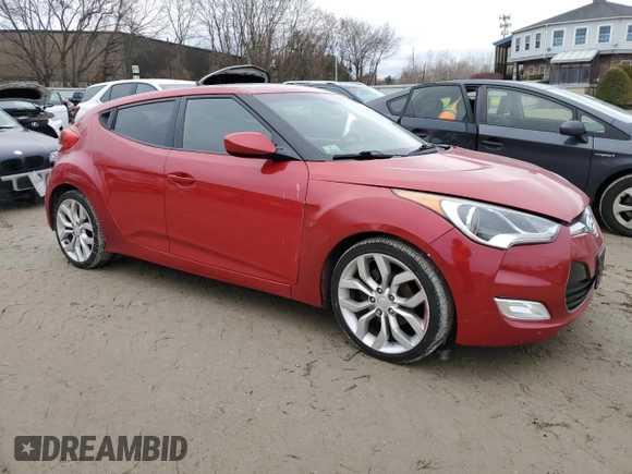2012 Hyundai Veloster w/Gray Int with VIN KMHTC6AD8CU052347, listed as a Copart auction lot 84265094 with 135,064 mi miles and Clean title. Bid and sale history available at DreamBid. Image 4.
