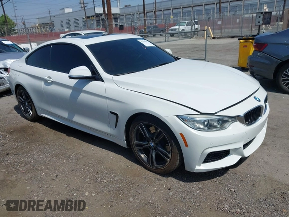 2015 BMW 4 Series 428i z VIN WBA3N7C55FK222364, wystawiony jako IAAI lot #42604632 z przebiegiem 108 157 mil mil oraz . Historia ofert i sprzedaży dostępna na DreamBid. Obrazek 1.