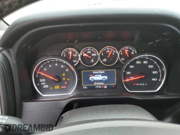 2019 Chevrolet Silverado 1500 LT Trail Boss with VIN 3GCPYFED2KG298975, listed as a Copart auction lot 71375354 with 77,195 mi miles and Salvage Title. Bid and sale history available at DreamBid. Image 9.