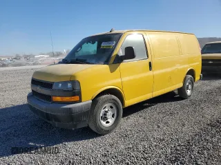 2020 Chevrolet Express Cargo Van with VIN 1GCWGAFP9L1159002, listed as a Copart auction lot 45385625 with 242,844 mi miles and Clean Title. Bid and sale history available at carsss.com. Image 1.