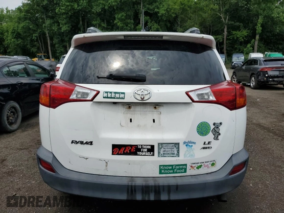 2015 Toyota RAV4 LE with VIN 2T3BFREV6FW390333, listed as a Copart auction lot 63067925 with 170,342 mi miles and Salvage title. Bid and sale history available at DreamBid. Image 6.