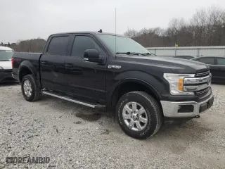 2019 Ford F-150 XL with VIN 1FTEW1E43KKC97813, listed as a Copart auction lot 45795275 with 111,604 mi miles and Salvage Title. Bid and sale history available at carsss.com. Image 4.