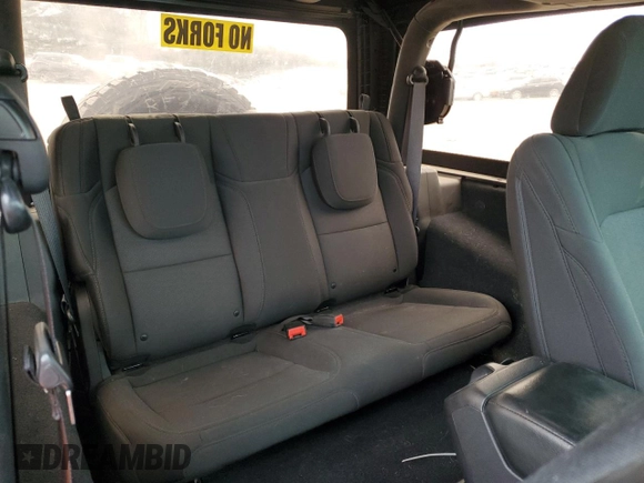 2018 Jeep Wrangler Sport S с VIN 1C4GJXAG7JW168958, выставлен на аукционе Copart как лот 41686755 с пробегом 63 247 миль миль и Списание • Salvage title. История ставок и продаж доступна на DreamBid. Изображение 10.