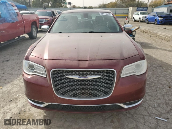 2018 Chrysler 300 Touring L with VIN 2C3CCAAGXJH308459, listed as a Copart auction lot 78174114 with 91,516 mi miles and Salvage Title. Bid and sale history available at carsss.com. Image 5.
