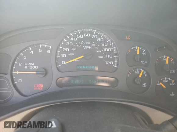2004 Chevrolet Tahoe Z71 with VIN 1GNEK13Z84R213240, listed as a Copart auction lot 62100844 with 96,813 mi miles and Salvage Title. Bid and sale history available at carsss.com. Image 9.