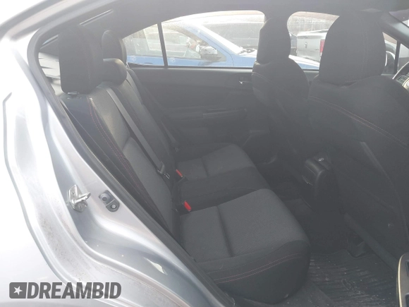 2015 Subaru WRX Premium with VIN JF1VA1D6XF9820524, listed as a IAAI auction lot 41510595 with 98,576 mi miles and . Bid and sale history available at DreamBid. Image 8.