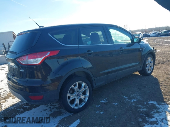 2013 Ford Escape SEL with VIN 1FMCU9HX5DUB53507, listed as a IAAI auction lot 41430216 with 106,643 mi miles. Bid and sale history available at carsss.com. Image 4.
