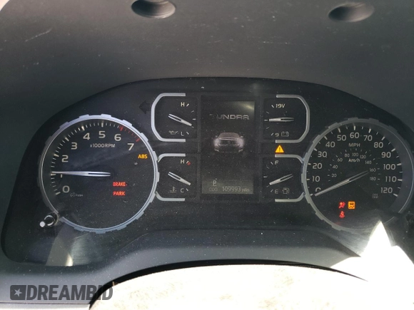 2020 Toyota Tundra 2WD SR with VIN 5TFRY5F17LX260081, listed as a Copart auction lot 44871083 with 109,993 mi miles. Bid and sale history available at carsss.com. Image 9.