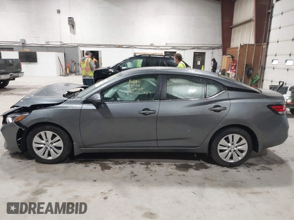 2020 Nissan Sentra S with VIN 3N1AB8BV8LY264005, listed as a IAAI auction lot 42196148 with 63,192 mi miles. Bid and sale history available at carsss.com. Image 14.