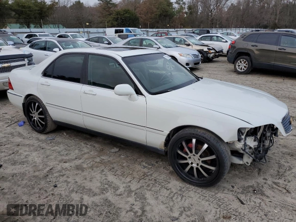 2000 Acura RL with VIN JH4KA9650YC016236, listed as a Copart auction lot 77816643 with 165,172 mi miles and Salvage Title. Bid and sale history available at carsss.com. Image 4.