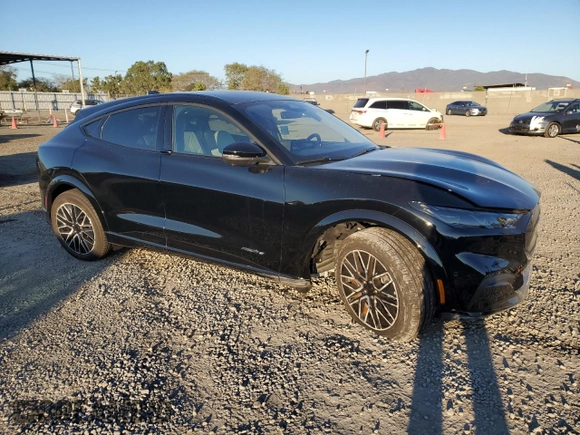 2024 Ford Mustang Mach-E Premium with VIN 3FMTK3R45RMA23195, listed as a Copart auction lot 46356045 with 889 mi miles and Salvage Title. Bid and sale history available at DreamBid. Image 4.
