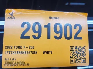 2022 Ford F-250 XL с VIN 1FT7X2B66NEE67862, выставлен на аукционе IAAI как лот 42610485 с пробегом 98 005 миль миль и . История ставок и продаж доступна на DreamBid. Изображение 54.