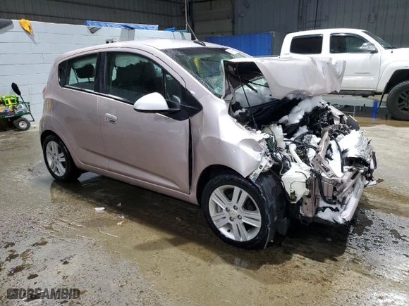 2013 Chevrolet Spark LS with VIN KL8CB6S92DC524026, listed as a Copart auction lot 45467955 with 80,101 mi miles and Salvage Title. Bid and sale history available at carsss.com. Image 4.