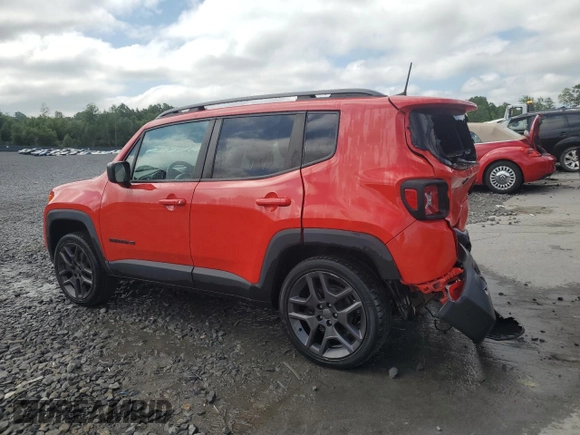 2021 Jeep Renegade 80th Anniversary with VIN ZACNJDBB8MPM68757, listed as a Copart auction lot 64491365 with 58,111 mi miles and Salvage title. Bid and sale history available at DreamBid. Image 2.
