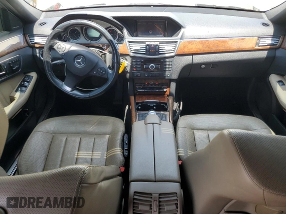 2011 Mercedes-Benz E 550 Luxury with VIN WDDHF7CB7BA422180, listed as a Copart auction lot 60174975 with 104,521 mi miles and Salvage title. Bid and sale history available at DreamBid. Image 8.