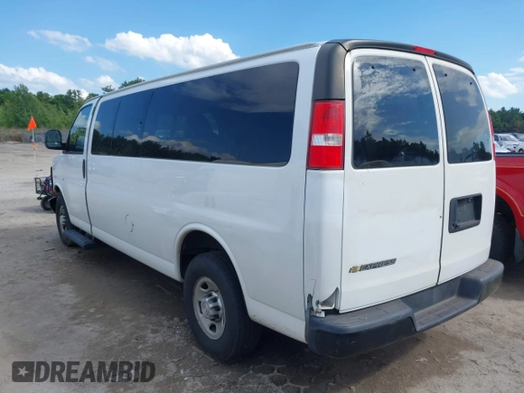 2017 Chevrolet Express Passenger LS with VIN 1GAZGNFG5H1114319, listed as a IAAI auction lot 42445377 with 202,127 mi miles and . Bid and sale history available at DreamBid. Image 3.