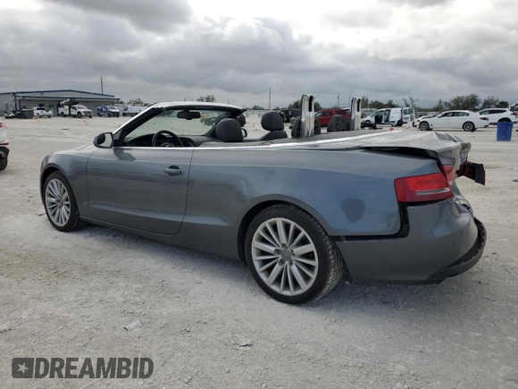 2012 Audi A5 Premium Plus with VIN WAULFAFH8CN000802, listed as a Copart auction lot 45727785 with Not provided miles and Salvage title. Bid and sale history available at DreamBid. Image 2.