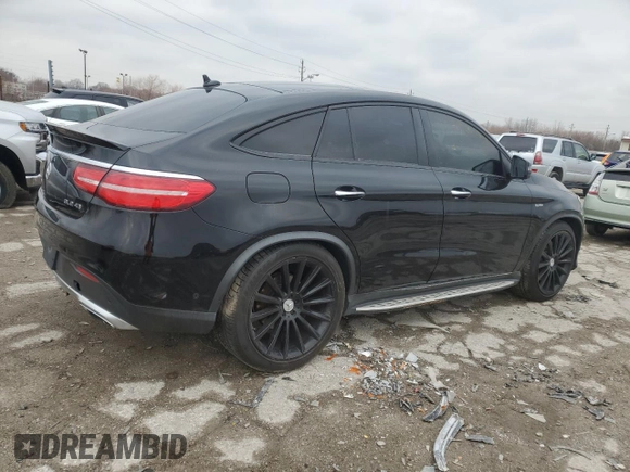 2017 Mercedes-Benz GLE 43 AMG with VIN 4JGED6EB3HA064011, listed as a Copart auction lot 85243874 with 95,518 mi miles and Salvage title. Bid and sale history available at DreamBid. Image 3.