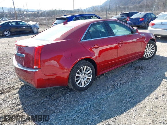 2011 Cadillac CTS Sedan Luxury with VIN 1G6DG5EY8B0166488, listed as a IAAI auction lot 41791240 with 90,304 mi miles. Bid and sale history available at carsss.com. Image 4.
