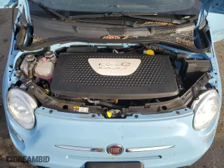 2015 FIAT 500e with VIN 3C3CFFGE4FT603419, listed as a Copart auction lot 85686474 with 0 mi miles and Salvage Title. Bid and sale history available at carsss.com. Image 11.