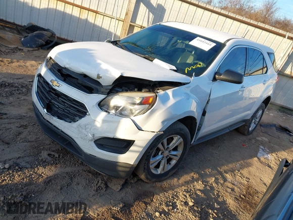 2016 Chevrolet Equinox LS with VIN 2GNALBEK7G6350624, listed as a IAAI auction lot 41045164 with 117,493 mi miles. Bid and sale history available at carsss.com. Image 17.