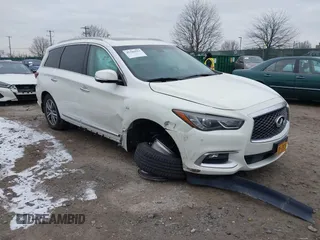 2016 Infiniti QX60 with VIN 5N1AL0MM1GC520429, listed as a IAAI auction lot 41286912 with 65,512 mi miles and . Bid and sale history available at DreamBid. Image 17.