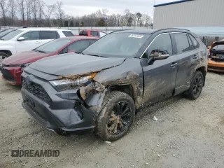 2024 Toyota RAV4 Hybrid XSE with VIN 2T3E6RFVXRW067161, listed as a Copart auction lot 46654565 with 16,281 mi miles and Salvage Title. Bid and sale history available at carsss.com. Image 1.