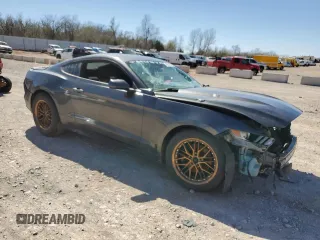 2015 Ford Mustang V6 with VIN 1FA6P8AM2F5329841, listed as a Copart auction lot 49534205 with 137,188 mi miles and Salvage title. Bid and sale history available at DreamBid. Image 4.