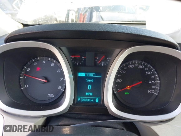 2016 Chevrolet Equinox LTZ with VIN 2GNFLGEK5G6197177, listed as a IAAI auction lot 41468464 with 56,680 mi miles. Bid and sale history available at carsss.com. Image 7.