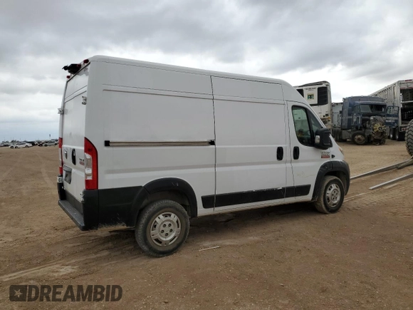 2019 Ram ProMaster Cargo with VIN 3C6TRVCG3KE509798, listed as a Copart auction lot 75302784 with 254,796 mi miles and Salvage Title. Bid and sale history available at DreamBid. Image 3.