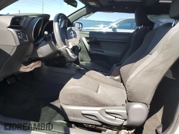 2011 Scion tC with VIN JTKJF5C74B3010047, listed as a Copart auction lot 47317555 with 125,659 mi miles and Salvage Title. Bid and sale history available at carsss.com. Image 7.