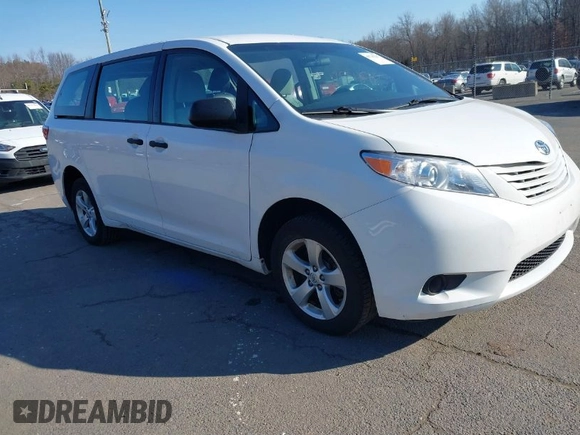 2017 Toyota Sienna L with VIN 5TDZZ3DC7HS776329, listed as a IAAI auction lot 41743217 with 141,181 mi miles and . Bid and sale history available at DreamBid. Image 1.