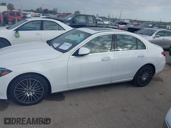 2024 Mercedes-Benz C 300 with VIN W1KAF4GB5RR155207, listed as a IAAI auction lot 41169439 with Not Provided miles and . Bid and sale history available at DreamBid. Image 14.