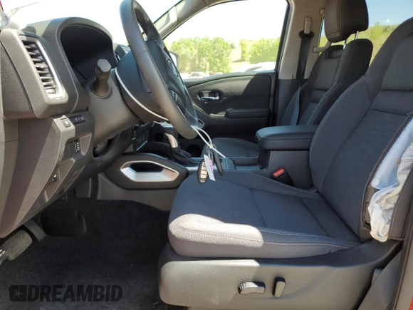 2024 Nissan Frontier S with VIN 1N6ED1EK9RN630171, listed as a Copart auction lot 57525205 with 13,874 mi miles and Salvage title. Bid and sale history available at DreamBid. Image 7.